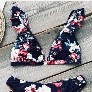 Cupshe Floral Bikini